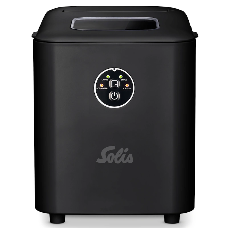 ICE CUBE EXPRESS ICE MAKER IN DE KLEUR ZWART GESCHIKT VOOR HET SNELMAKEN VAN IJSBLOKJES VOOR THUISGEBRUIK