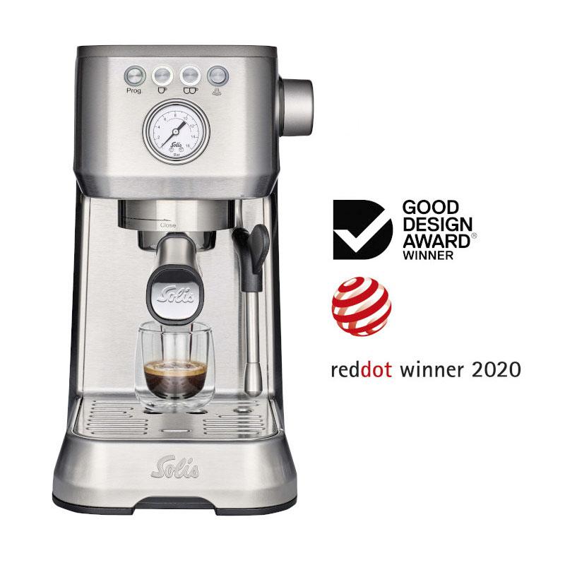 BARISTA PERFETTA PLUS RVS / TYPE 1170 ESPRESSOMACHINE VAN SOLIS METROESTVRIJSTALEN BEHUIZING