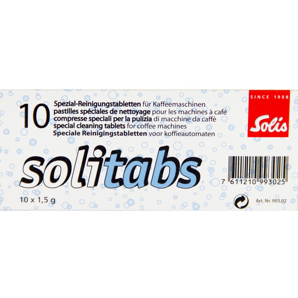 SOLIS SOLITABS TABLETTEN IN EEN STRIP VAN 10 STUKS VOOR SPECIFIEKGEBRUIK VOLGENS DE PRODUCTINFORMATIE