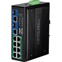 Trendnet TI-BG108 netwerk-switch Gigabit Ethernet (10/100/1000) Power over Ethernet (PoE) Zwart