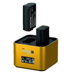 Hähnel Doppelladegerät Pro Cube 3 - Nikon met LCD-Display retail