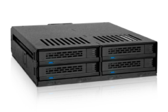 Icy Dock MB324SP-1B behuizing voor opslagstations HDD-/SSD-behuizing Zwart 2.5