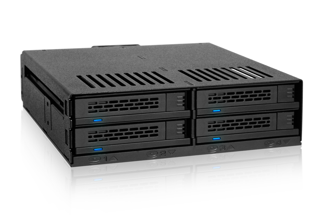 Icy Dock MB324SP-1B behuizing voor opslagstations HDD-/SSD-behuizing Zwart 2.5
