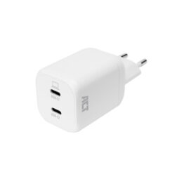 ACT USB-C-lader 100W met 2 poorten, Power Delivery 3.2, PPS, AVS, Quick Charge en GaNFast