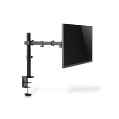 DIGITUS Single Monitor Clamp Mount 15-32inch - Max Weight 8 kg - Black