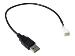 Inter-Tech 88885450 USB-kabel 0,3 m USB A Zwart