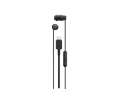 USB-C IN-EAR OORDOPJES MET KABEL MICROFOON EN BEDIENING IN HET SNOER /ZWART