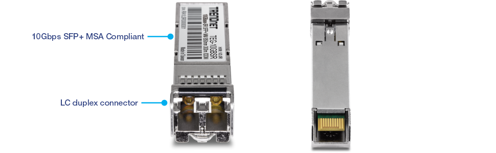 Trendnet TEG-10GBSR netwerk transceiver module Vezel-optiek 10000 Mbit/s SFP+ 850 nm