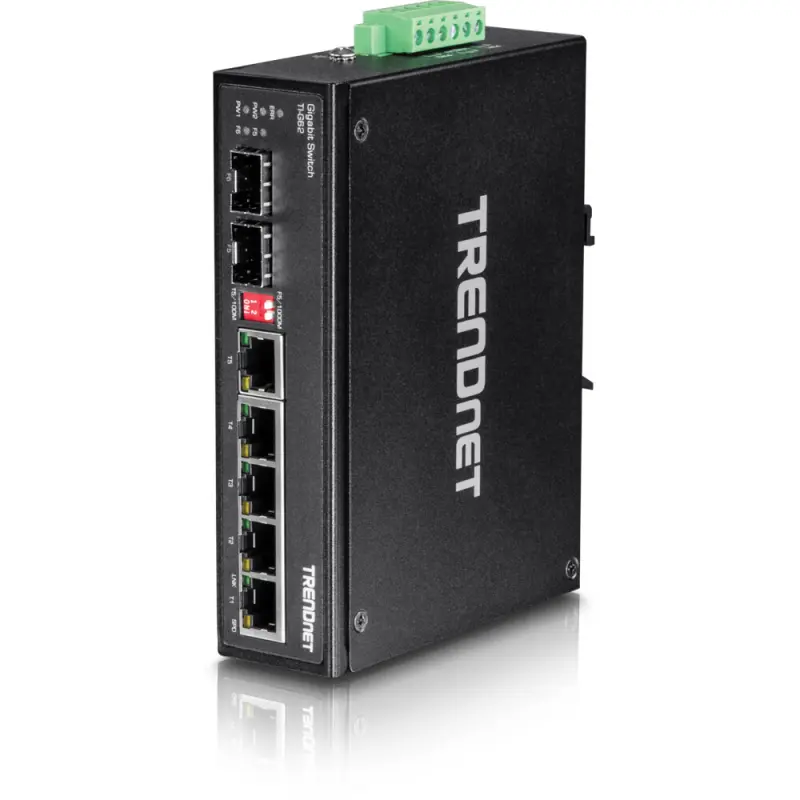 Trendnet TI-G62 netwerk-switch Unmanaged L2 Gigabit Ethernet (10/100/1000) Zwart