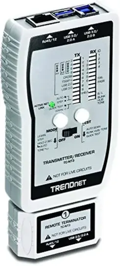 Trendnet TC-NT3 netwerkkabeltester Zilver