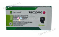 LEXMARK 78C20M0 return-Toner Cartridge Magenta