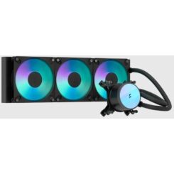 Fractal Design Radius 360 RGB Black Processor Alles-in-één vloeistofkoeler 12 cm Zwart 1 stuk(s)