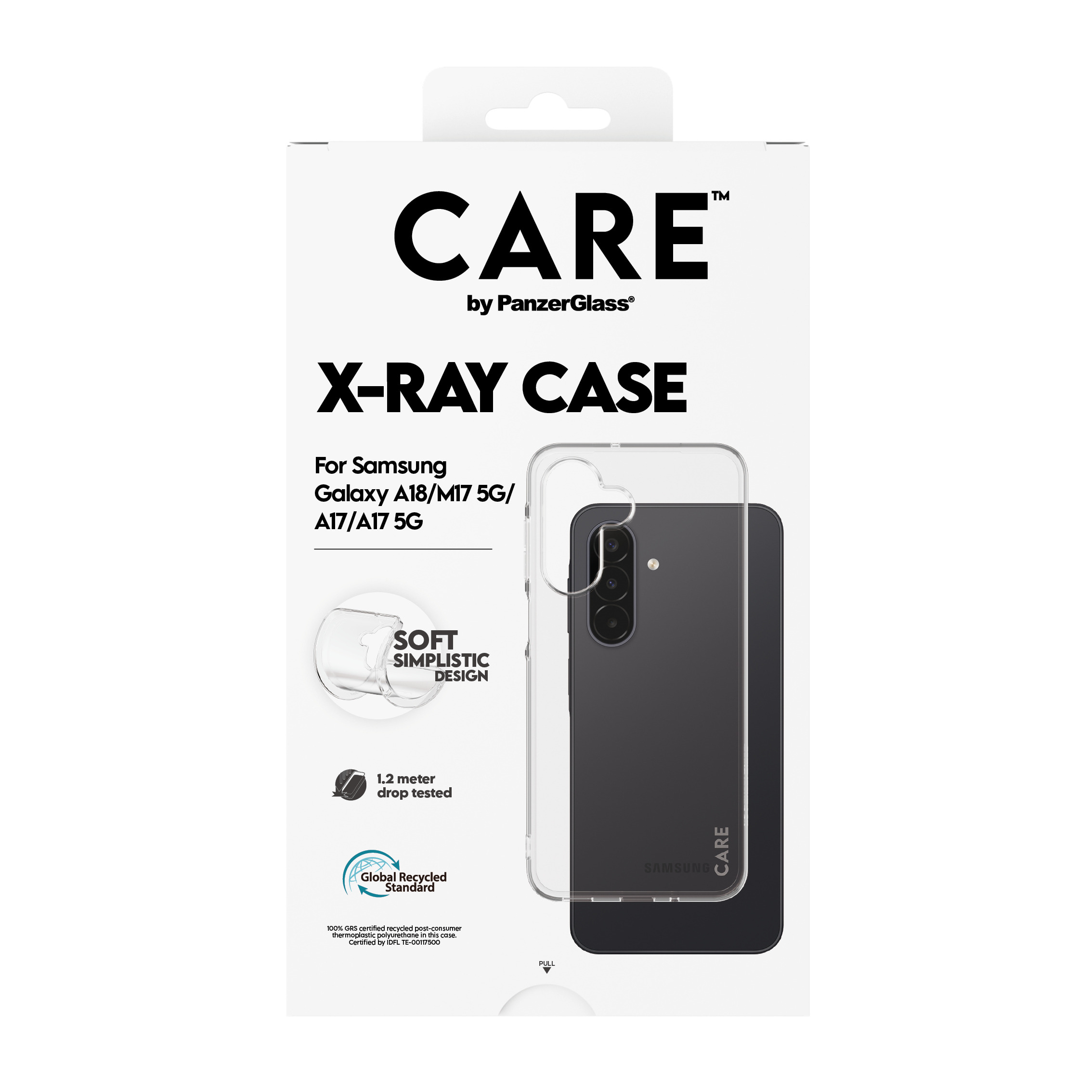 PanzerGlass CARE™ by ® X-Ray Case Samsung Galaxy A18 | M17 5G | A17 4G | A17 5G mobiele telefoon behuizingen Hoes Transparant - Afbeelding 4
