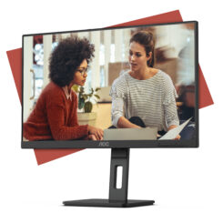 AOC E3 24E3QAF computer monitor 60,5 cm (23.8") 1920 x 1080 Pixels Full HD LCD Zwart - Afbeelding 3